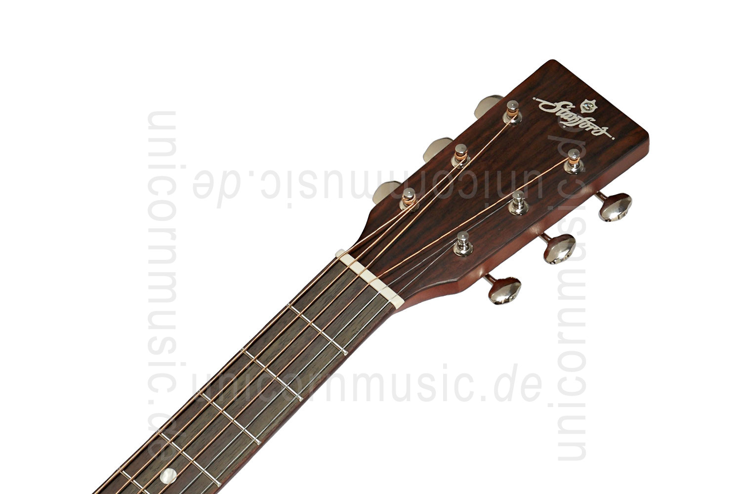 zur Artikelbeschreibung / Preis Western-Gitarre STANFORD DEJA VU SERIES DRUNKEN DADDY 28 - Dreadnought - massive Decke + Boden