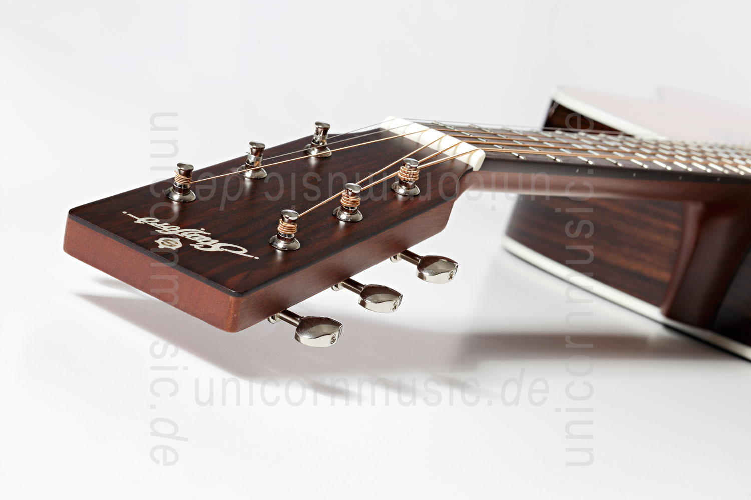 zur Artikelbeschreibung / Preis Western-Gitarre STANFORD DEJA VU SERIES DRUNKEN DADDY 28 - Dreadnought - massive Decke + Boden