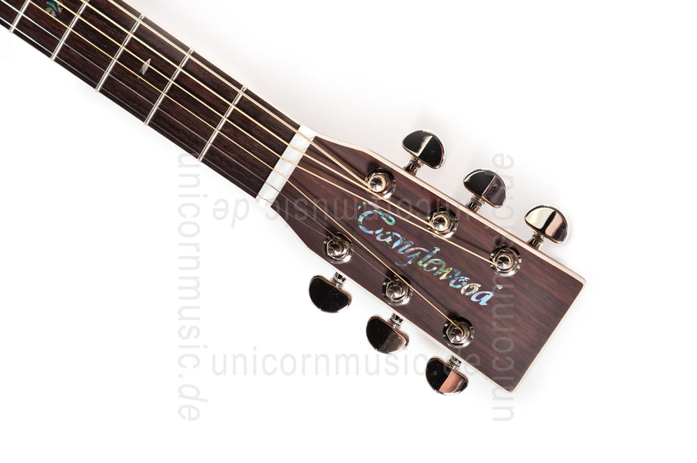 zur Artikelbeschreibung / Preis Western-Gitarre TANGLEWOOD TW45/NS E - Sundance Series - Fishman Presys Plus EQ - Super Folk - Cutaway - massive Decke + Boden - Koffer